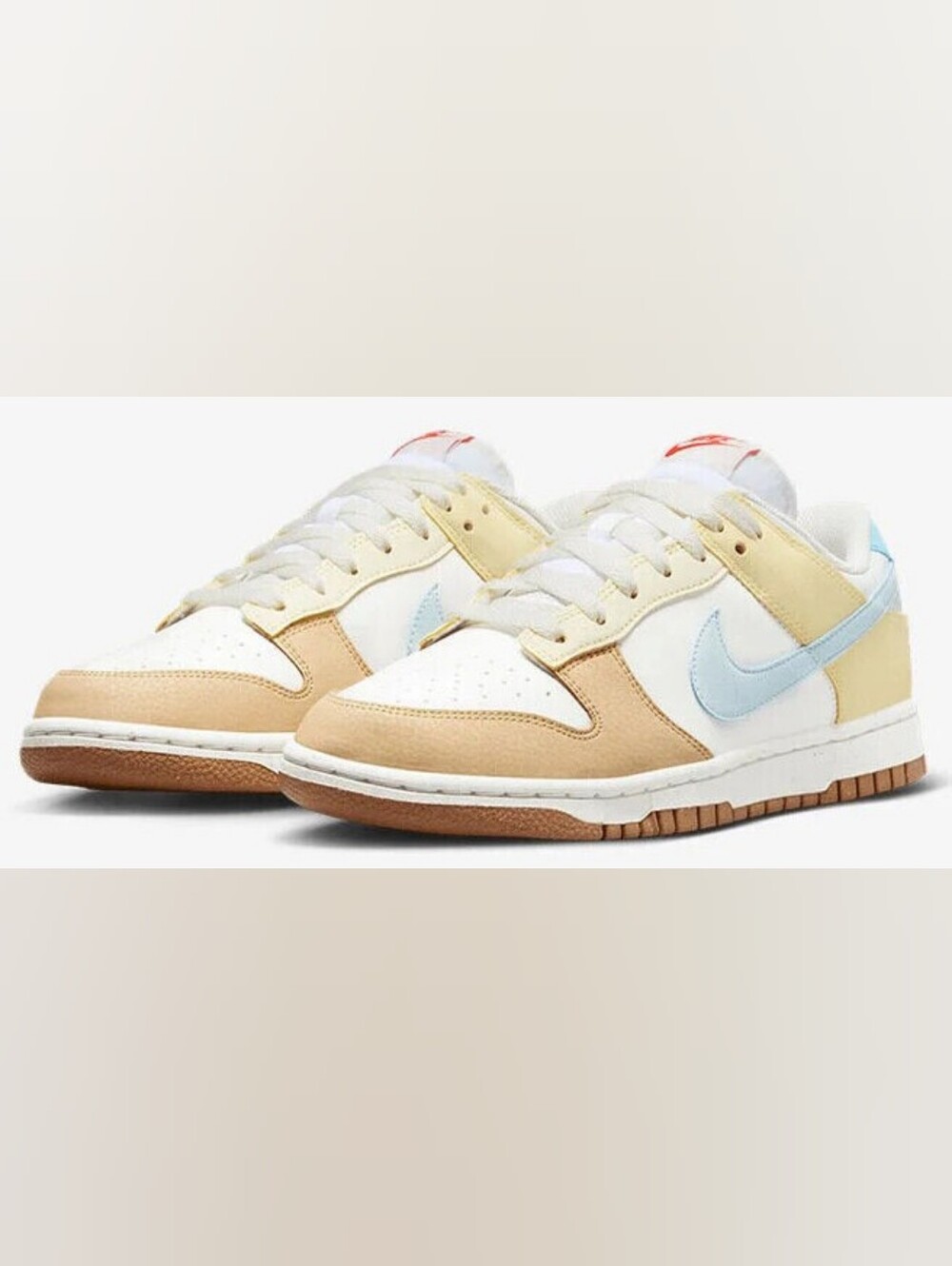 Nike Dunk Low Next Nature Soft Women's Yellow / Aquarius Blue Size 12